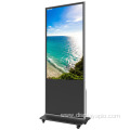 Indoor floor standing kiosk electrical advertising screen